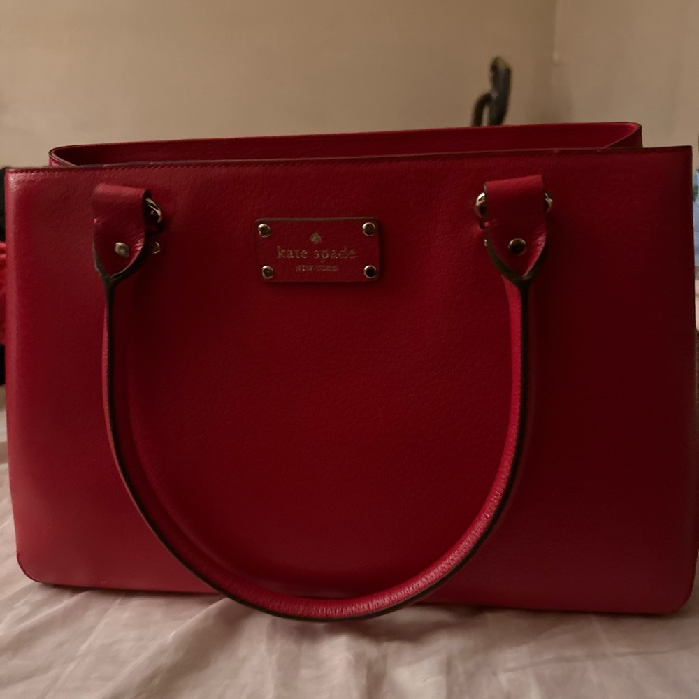 Kate Spade Cherry Red Tote Bag